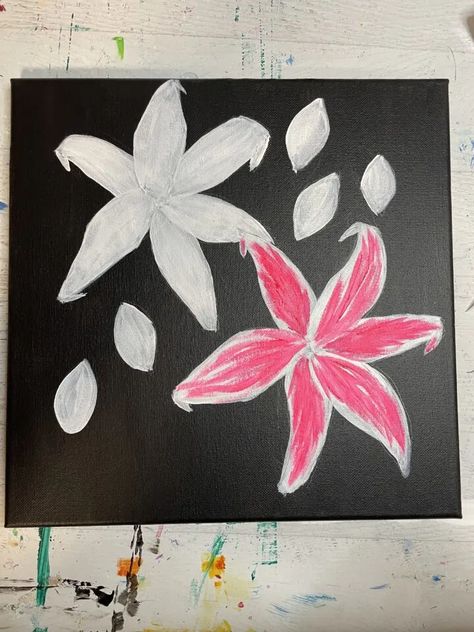 How to Paint a Lily: Step-by-Step Flower Painting Guide for Beginners Lily Paintings, Painting Guide, Flower Painting On Canvas, Easy Flower Painting, Lilly Flower, Lily Painting, Colorful Paintings Acrylic, Acrylic Painting Flowers, Painting Easy