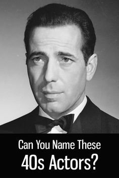 Naming These 40s Actors Is Surprisingly Difficult! Humfrey Bogart, 1940s Actors, Jimmy Smits, Ncis Stars, Old Hollywood Actors, Portrait Album, Film Cult, Vintage Hollywood Stars, Classic Hollywood Movie Stars