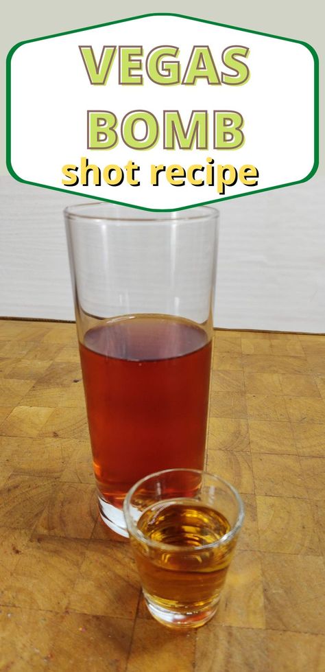 vegas bomb shot - shot of crown royal in front of glass of red bull and peach schnapps Red Bull Shots, Vegas Bomb, Bomb Shots, Nut Roll Recipe, Red Bull Drinks, Bomb Drinks, Fun Party Drinks, Los Vegas, Vegas Party