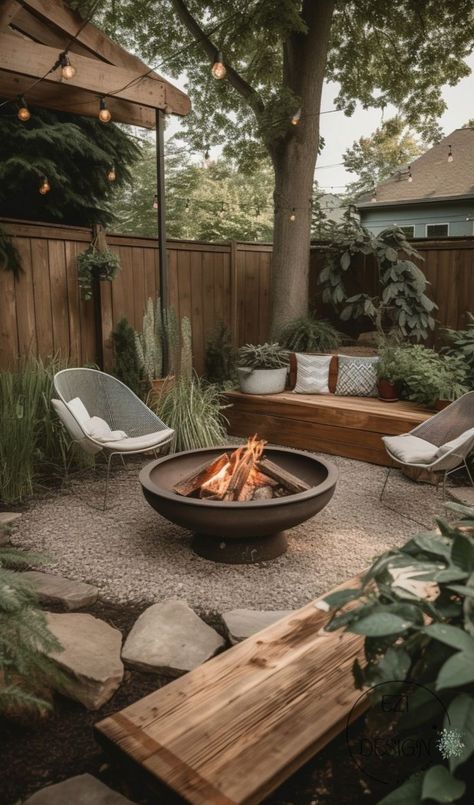 Ohio House, Desain Lanskap, Backyard Remodel, Backyard Inspiration, Backyard Inspo, Outdoor Decor Backyard, Backyard Makeover, Backyard Patio Designs, Back Garden