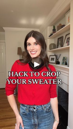 49K views · 858 reactions | How to crop your sweater part 2. Will you be trying this method? | Rebecca Kahane Pankow How To Crop Sweater, How To Crop A Sweatshirt, Sweater Hacks, Diy Crop Top, My Style Fashion, Crop Top Outfits, Y2k Outfits, Fashion Hacks, Fashion Styling