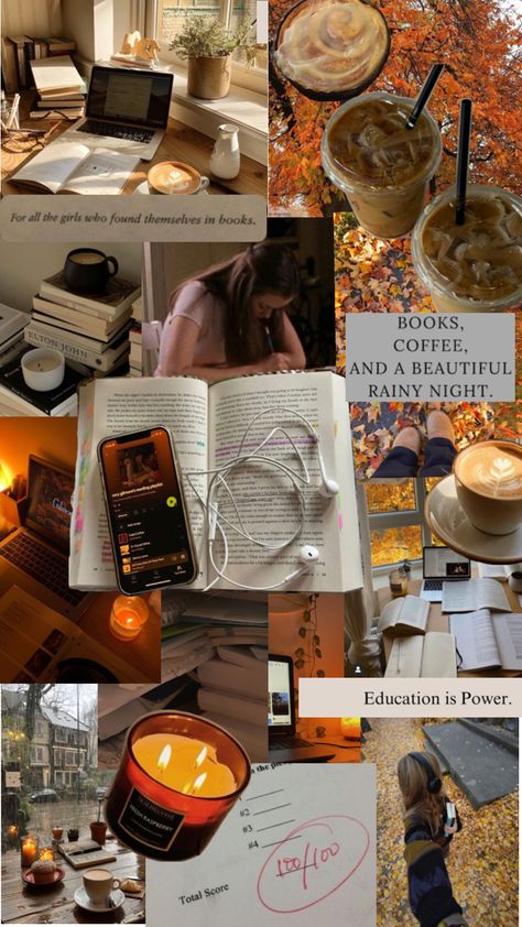 #gilmoregirls #autumn #studying #books #asthetic #wallpaper #background #fall Autumn Studying, Background Fall, Gilmore Girls Seasons, Fresh Girls, Fall Mood Board, Hello November, Rainy Night, Fall Inspo, Autumn Cozy