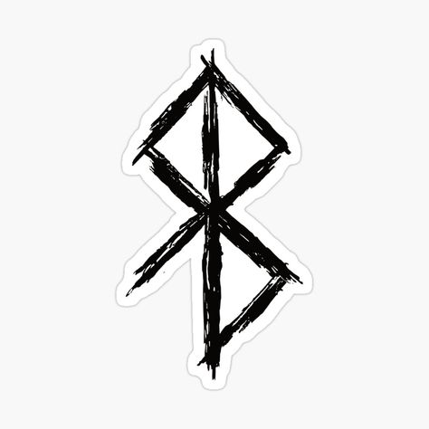 Get my art printed on awesome products. Support me at Redbubble #RBandME: https://www.redbubble.com/i/sticker/Bindrune-Rune-Peace-Symbol-by-Beltschazar/103971663.JCQM3?asc=u Rune For Peace, Forgiveness Symbol, Slavic Tattoo, Nordic Symbols, Symbols Tattoo, Rune Symbols, Blackout Tattoo, Norse Tattoo, Nordic Tattoo