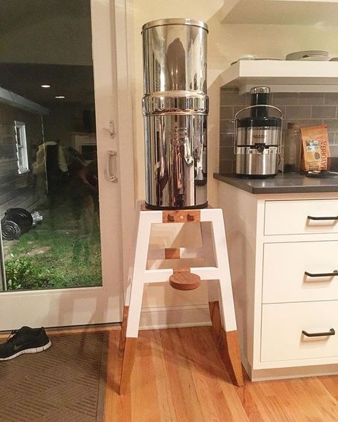 Berkey Stand Ideas, Berkey Water Filter Stand Ideas, Berkey Filter, Luxury Wishlist, Berkey Water Filter, Dallas House, Healing Recipes, Medical Medium, Point Pleasant