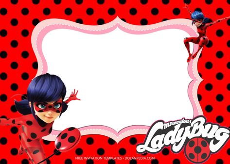 Download 8+ Miraculous Ladybug Birthday Invitation Templates Miraculous Ladybug Birthday Invitation, Miraculous Ladybug Birthday, Ladybug Party Invitations, Ladybug Birthday Invitations, Ladybug Invitations, Fall Birthday Invitations, Daisy Baby Shower Invitations, Ladybug Cake, Dance Party Invitations