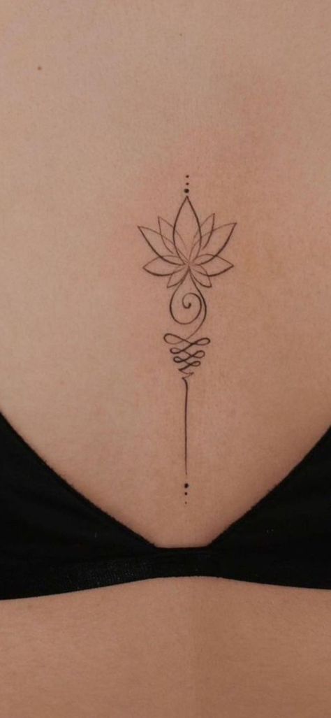 195+ Meaningful Unalome Tattoo Ideas (2023) - TattoosBoyGirl Unalome Tattoo Add Ons, Unalome Back Tattoo Women, Unalome Butterfly Tattoo, Meaningful Neck Tattoos Women, Elegant Wrist Tattoos For Women, Lotus Finger Tattoos For Women, Unalome Tattoo Back, Lotus Wrist Tattoos For Women, Small Lotus Tattoos For Women