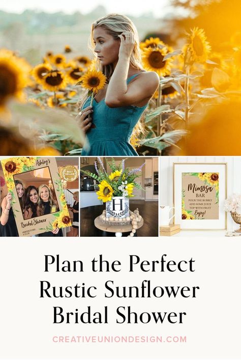 Sunflower Bridal Shower Ideas, Flower Bridal Shower Theme, Bridal Picnic, Shower Invitations Bridal, Simple Bridal Shower Decorations, Bridal Shower Signage, Bridal Shower Decorations Elegant, Bridal Shower Decorations Rustic, Outdoor Bridal Showers