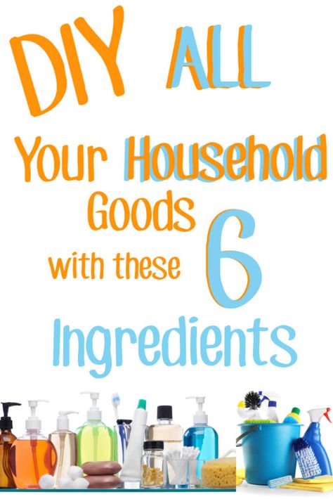 Want to avoid all those harmful chemicals in store-bought cleaners? My Mundane and Miraculous Life has a list of 6 ingredients, that, when put together properly, can be used to make all the household cleaners you need! Only 6 ingredients and you'll have a clean, safe environment for those you love! #chemical-free #DIYcleaners Ma Ingalls, Foaming Hand Soap Recipe, Homemade Toothpaste Recipe, Bug Bite Relief, Diy Toiletries, Homemade Deodorant Recipe, Sunscreen Recipe, Toothpaste Recipe, Bug Spray Recipe