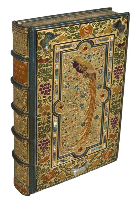 John Milton, Medieval Books, Paradise Lost, Ancient Books, Leather Bound Books, Vintage Book Covers, Beautiful Book Covers, Antiquarian Books, Book Cover Art