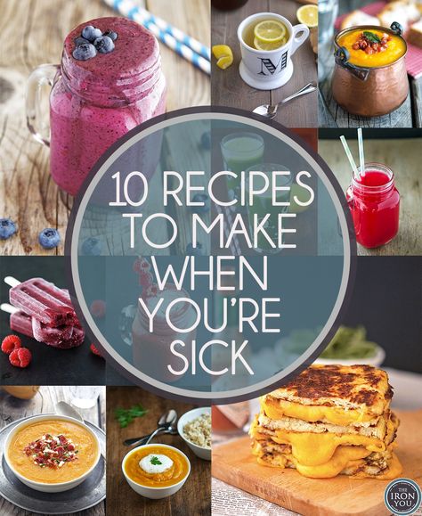 10 Recipes To Make When You're Sick Best Food When Sick, Best Sick Food, Food For Sick People, Food When Sick, Eat When Sick, Sick Food, Good Foods To Eat, Best Dinner Recipes, Fun Dinners