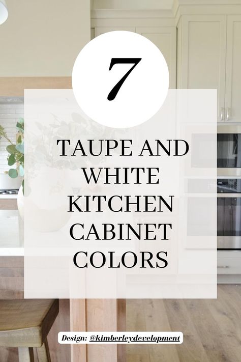 White and Taupe Kitchen Ideas | Taupe Kitchen Cabinets for a Timeless Kitchen

In this post, we will talk about 7 gorgeous taupe and white kitchen inspirations that you will be obsessed with. Taupe Island White Cabinets, Khaki And White Kitchen, Small Taupe Kitchen, Behr Perfect Taupe Kitchen Cabinets, Tony Taupe Cabinets, Taupe And Black Kitchen, Taupe And White Kitchen, Taupe Backsplash Kitchen, Taupe Kitchen Walls