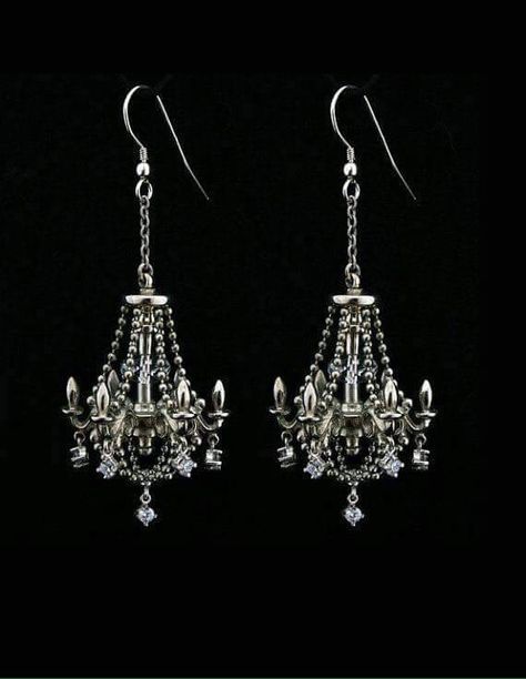 Creative - Album on Imgur Silver Chandelier Earrings, Silver Chandelier, Bijoux Diy, Beads Jewelry, Chandelier Earrings, Sterling Earrings, Black Background, Jewelry Inspiration, Sterling Silver Earrings