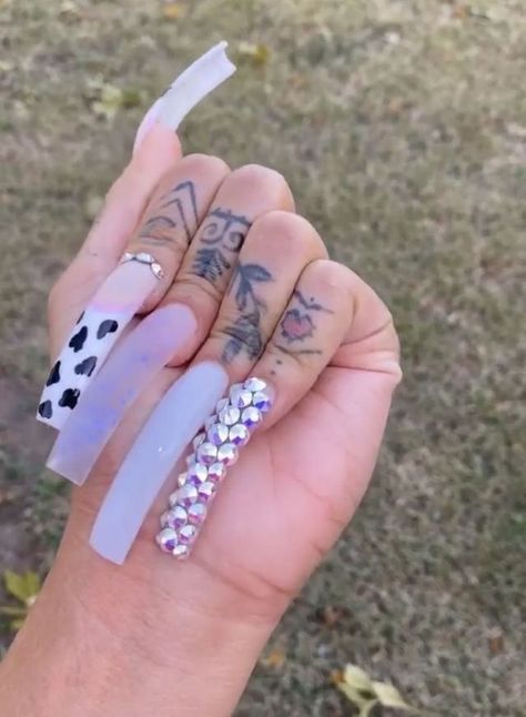 Long Curved Acrylic Nails, Long Curved Nails, Curve Nails, Curved Nails, Long Acrylic Nail Designs, Cute Acrylic Nail Designs, Dope Nail Designs, Short Square Acrylic Nails, Long Acrylic Nails Coffin