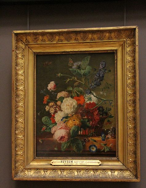 Flower oil painting at the Louvre by aldenwicker, via Flickr Louvre Paintings, Flower Oil Painting, Art Items, Before I Sleep, Museums In Paris, Louvre Paris, Louvre Museum, The Louvre, Oil Painting Flowers