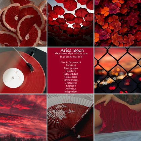 Moon In Aries Aesthetic, Aries Moon Aesthetic, Aries Rising Aesthetic, Aries Moon Sign, Moon Aries, Aries Rising, Moon Sign Astrology, Zodiac Aesthetic, Aries Moon