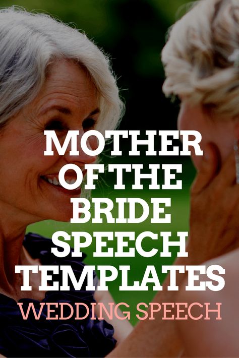 Mother Of The Bride Speech, Bride Speech Examples, Bride Wedding Speech, Groom Speech Examples, Wedding Sayings, Speech Examples, Funny Wedding Speeches, Ceremony Script, Wedding Toast Samples