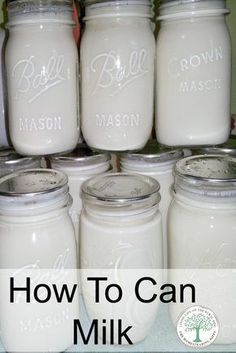 Canning Milk, Homesteading Recipes, Homestead Lifestyle, Soylent Green, Pressure Canning Recipes, Food Preserving, Canning 101, Canning Ideas, Home Canning Recipes