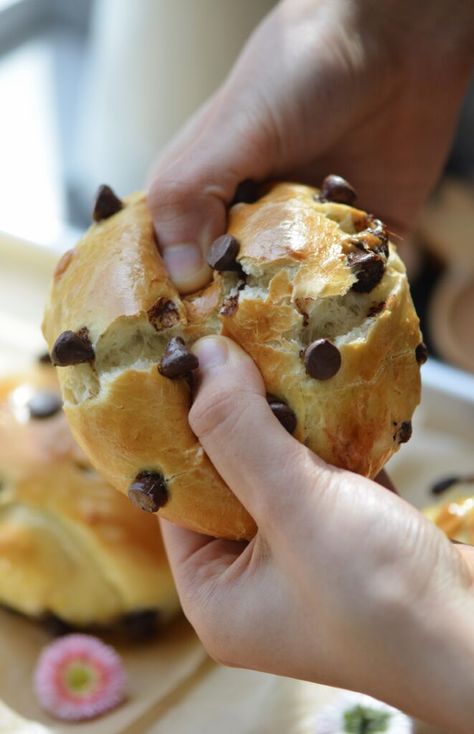 Chocolate Chip Brioche Rolls – Corrigan Sisters Chocolate Chip Brioche, Chocolate Brioche, Family Favorite Recipes, Brioche Rolls, French Breakfast, Chocolate Roll, Brioche Buns, Universal Language, Semi Sweet Chocolate Chips