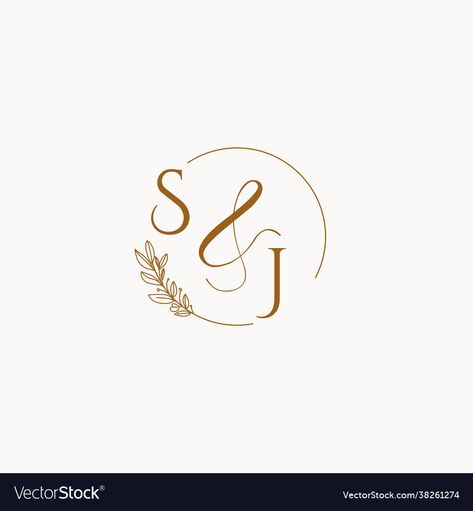 Sj Logo Design, Sj Logo, Wedding Logo Monogram, Wedding Logo Design, Logo Design Ideas, Monogram Logo Design, Fashion Designing, Wedding Monogram, Wedding Logos