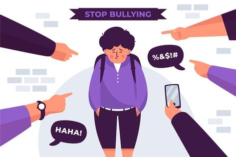 Stop Bulling, Academia Aesthetic Outfit, Feeling Helpless, Best Vpn, Cartoon Wallpaper Iphone, Hate Speech, Children Illustration, Social Media Design, Vector Free