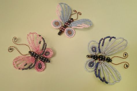 beaded butterfly