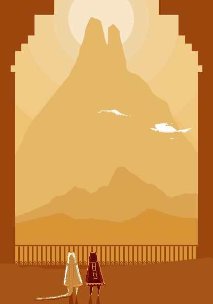 Journey Journey Game Art, Romantic Interest, Journey Game, Games Journey, Sky Game, Bird People, Sky Games, Art Pixel, Pixel Animation