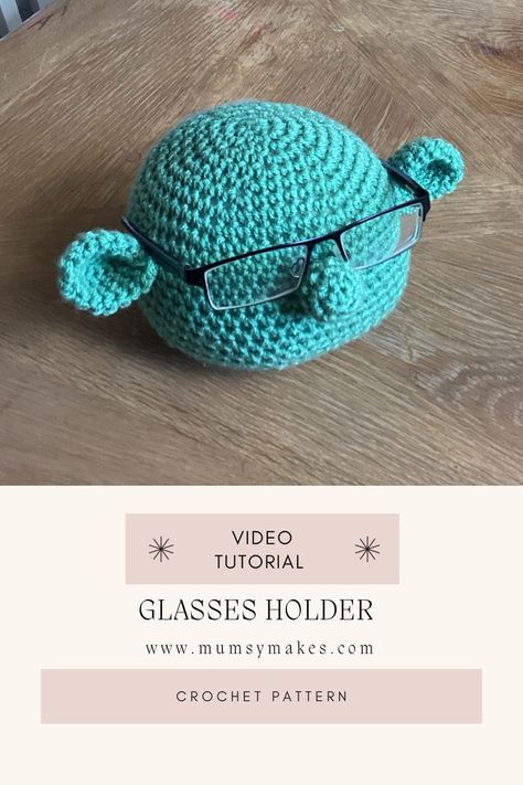 Crochet For Men Gift Boyfriends, Crocheted Fathers Day Gifts, Beginner Crochet Projects For Men, Crochet Gift Idea For Boyfriend, Crochet Glasses Holder Pattern, Useful Crochet Projects For Men, Fathers Day Crochet Patterns, Glasses Holder Crochet Free Pattern, Crochet Gifts People Actually Want