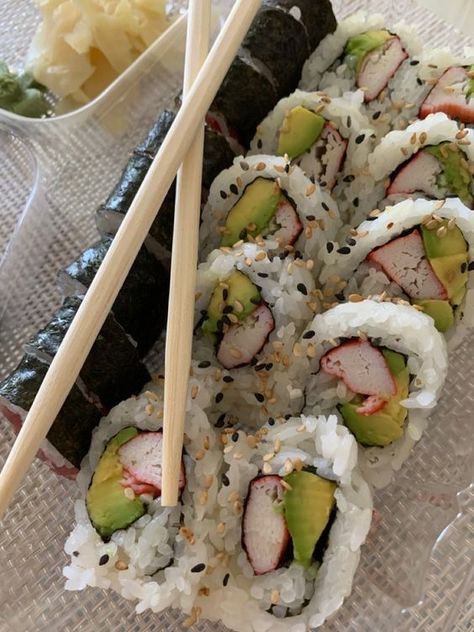 #food #sushi #yummy #hungry Cucumber Shrimp, Kreative Snacks, Food Is Fuel, Terms And Conditions, Food Obsession, Pretty Food, Food Cravings, Aesthetic Food, Food Pictures