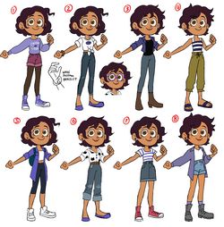 Emmy Cicierega, House Redesign, Character Model, Anime Fashion, Owl Family, House Clothes, Model Sheet, Character Home, Arte Disney