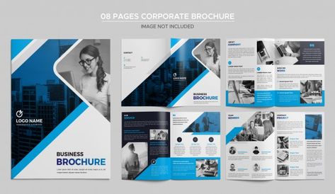 Diseño de folleto corporativo de 08 pági... | Premium Psd #Freepik #psd #folleto #negocios #diseno #plantilla Under Construction Theme, Brochure Design Layouts, Stage Lighting Design, Ppt Template Design, Yearbook Layouts, Material Design Background, Corporate Brochure Design, Trifold Brochure Design, Brochure Template Layout