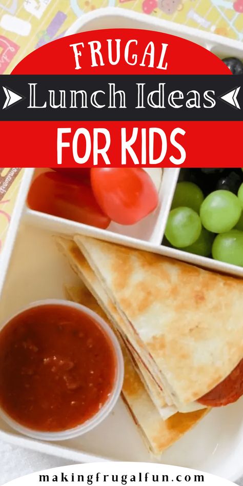 Learn how to make new lunch on a budget with these easy frugal lunch ideas for back to school. Sac Lunch Ideas, Frugal Lunch Ideas, Cheap Kids Lunch Ideas, Simple Lunch Ideas For Kids, Cheap Lunch Ideas For Kids, Home Lunch Ideas For Kids, Grilled Cheese Rolls, Home Lunch Ideas, Beef Roll Ups