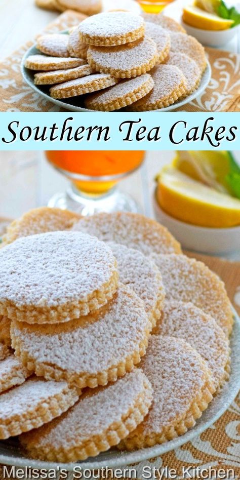 Southern Tea, Chess Pie Recipe, Tea Party Desserts, Tea Cake Cookies, Tea Cakes Recipes, Afternoon Tea Recipes, Southern Desserts, Tea Biscuits, Tea Party Food