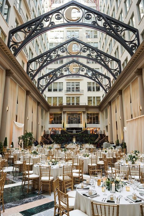 How to Plan a Philadelphia Wedding | www.thestyledbride.com Philadelphia Museum Of Art Wedding, Atrium Wedding, Philadelphia Wedding Venues, Winter Wedding Venues, Modern Wedding Venue, Good Will Hunting, Plan A Wedding, Custom Wedding Stationery, Wedding Planning Services