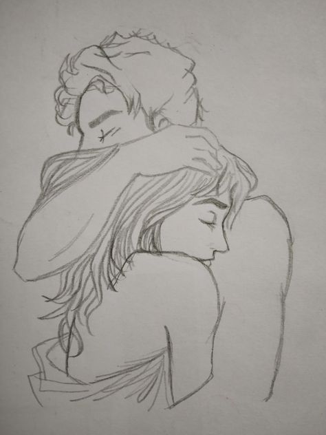 Sketches Of Love Couples, Boy And Girl Drawing, Pencil Art Love, Cute Couple Sketches, Pencil Shading Techniques, Hoping For The Best, Girl Face Drawing, Sketches Of Love, Couple Sketch