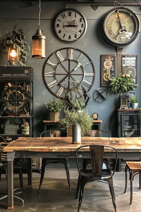 Transform Your Space with Industrial Home Decor 🛋️✨ Create a modern and edgy look with industrial home decor. Incorporate raw materials, metal accents, and reclaimed wood for a stylish urban feel. 🌿🏙️ #IndustrialHomeDecor #HomeDesign #ModernStyle #InteriorInspo French Industrial Decor, Industrial City, Industrial Home Decor, City Decor, French Industrial, Industrial Home, Flat Ideas, Unique Houses, Industrial House