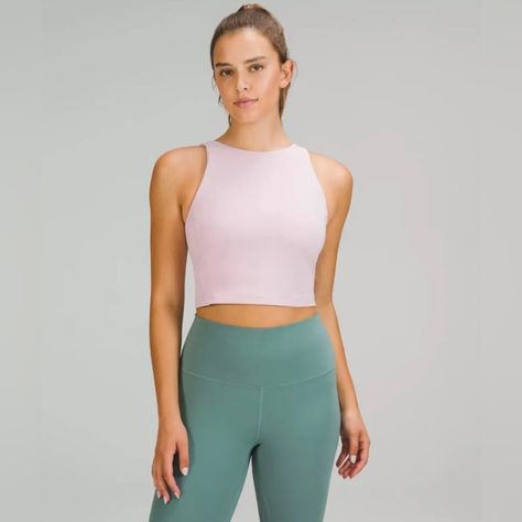 Lululemon Align High-Neck Tank Top Size: 12 (With Pads) Color: Pink Peony New Without Tags Lululemon Align Tank, September 1st, High Neck Tank Top, Lululemon Tank Top, Lululemon Tops, High Neck Tank, Lululemon Tank, Pink Peony, Lululemon Align