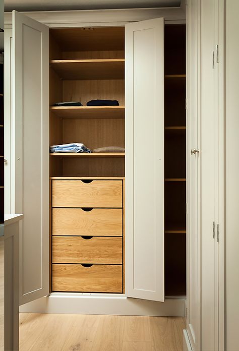 Bespoke Wardrobes, Bedroom Built Ins, Bedroom Built In Wardrobe, Painted Wardrobe, Bespoke Wardrobe, Luxury Storage, Bedroom Cupboards, Built In Cupboards, Kitchen Company