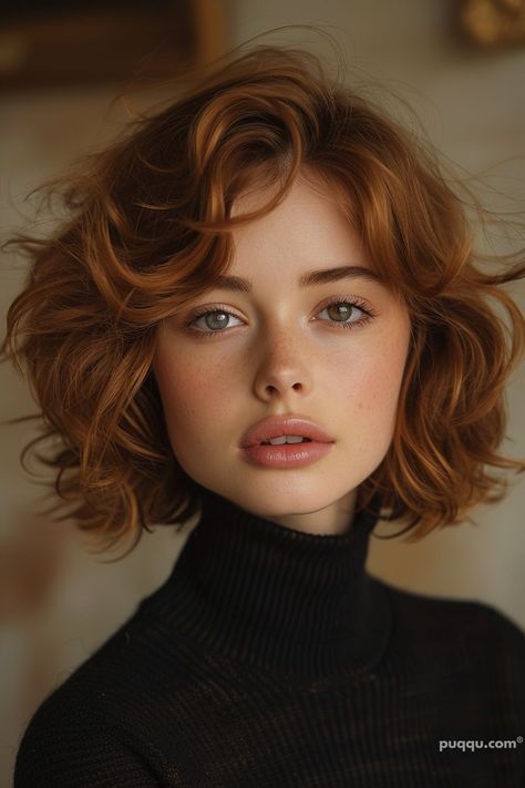 Discover the charm of a 90's bob haircut for an old money look. Unleash vintage elegance with our style guide. Embrace timeless beauty today! Retro Bob Hairstyles, Red French Bob, Short Wavy Haircuts, Hair Color Unique, Extension Hair, Wavy Haircuts, Hair Color Highlights, Short Hair Color, Auburn Hair