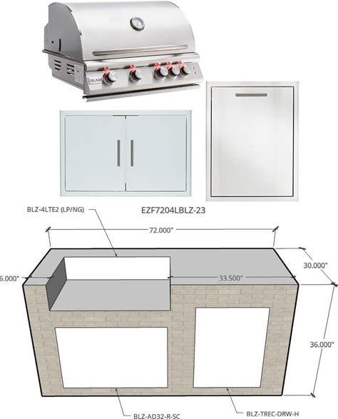 BBQ area with pavers and gravel. Outdoor Kitchen Framing, Bbq Station, Outdoor Grill Island, Custom Outdoor Kitchen, Cement Board, Grilling Sides, Outdoor Kitchen Island, Kitchen Kit, Custom Countertops