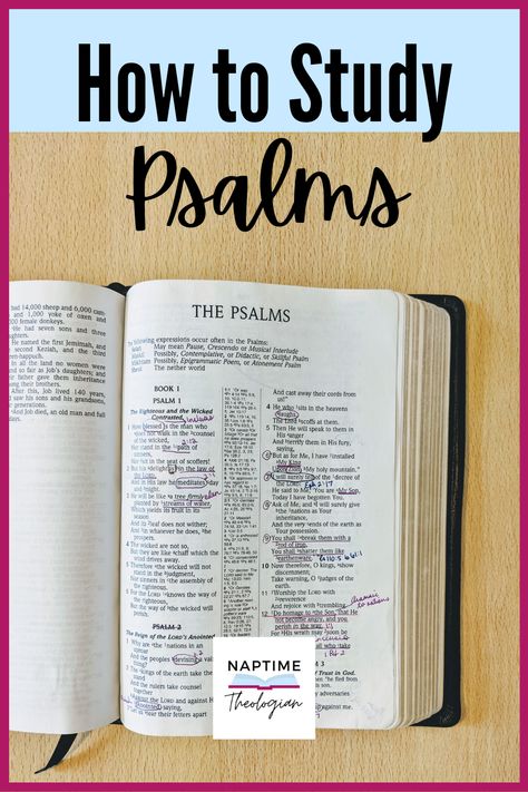 Psalms 1 Bible Study Notes, The Book Of Psalms Bible Study, Psalm Study Guide, Psalms Bible Study Notes, Psalm Bible Study, Psalm Study, Romans Bible Study, Youth Bible Study, Bible Study Template