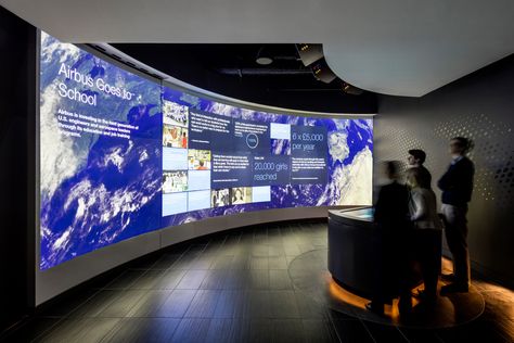 Airbus Experience Center and Government Affairs Office - Washington DC - 16 Interactive Walls, Innovation Lab, Innovation Centre, Interactive Display, Experience Center, Modern Office Design, Interactive Installation, Video Wall, Brand Experience