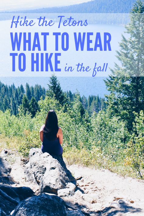 What to Wear to Hike the Tetons in the Fall: 6 Things to Pack to to hike in the Tetons. Hiking in Grand Teton National Park is ideal in September/October/November! The weather can fluctuate a lot, but we've got you covered with what to wear to be prepared whether you are a beginner hiker or an expert. Includes a link to the National Park Service website with hikes in Grand Teton National Park. Wyoming Packing List Fall, Packing List For Yellowstone In September, What To Wear In Yellowstone In October, Yellowstone Packing List September, Packing For Yellowstone In September, Jackson Hole Packing List Fall, What To Wear In Yellowstone In September, Jackson Hole Wyoming Fall Outfits, Wyoming Trip