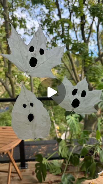 Ghost Craft, Ghost Crafts, Sheep Crafts, Ghost Diy, October Crafts, Fall Arts And Crafts, Halloween Gnome, Lucky Luke, Leaf Crafts