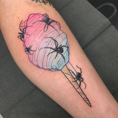 Pastel Tattoo, Creepy Tattoos, Spooky Tattoos, Weird Tattoos, Pin Up Tattoos, Horror Tattoo, 1 Tattoo, Halloween Tattoos, Dream Tattoos