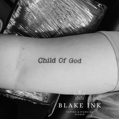 Gods Child Tattoo, Child Of God Tattoo, Child Tattoo, God Tattoo, God Tattoos, A Child Of God, Child Of God, Subtle Tattoos, Only Child