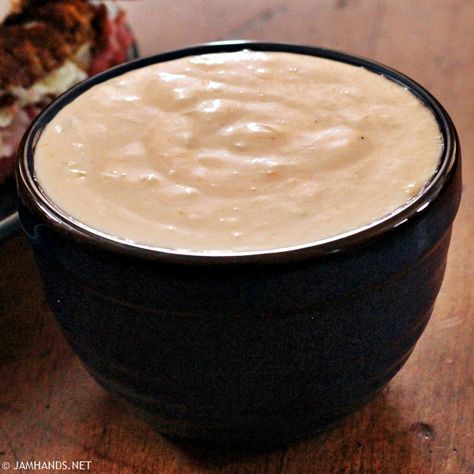 Jam Hands: Reuben Sandwiches with Homemade Thousand Island Dressing Reuben Dressing Recipe, Reuben Sauce Recipe, Homemade Thousand Island, Homemade Thousand Island Dressing, Reuben Sandwiches, Sandwich Sauces, Seasoning Blends, Reuben Sandwich, Thousand Island