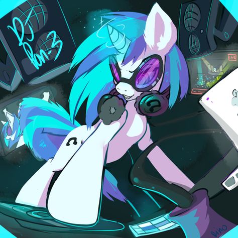 MLP FiM DJ Pon-3/Vinyl Scratch fan art - Credit goes to its original owner. Vinyl Scratch, Mlp Characters, My Lil Pony, Mlp Fan Art, Memes Lol, My Little Pony Drawing, My Little Pony Characters, Mlp Pony, My Little Pony Pictures