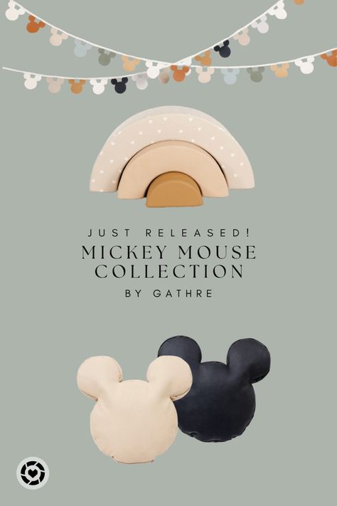 Neutral Disney Home Decor, Neutral Disney Decor, Retro Disney Nursery, Boho Disney Nursery, Mickey Playroom, Mickey Mouse Toddler Room, Disney Themed Playroom, Boho Disney Decor, Subtle Disney Nursery