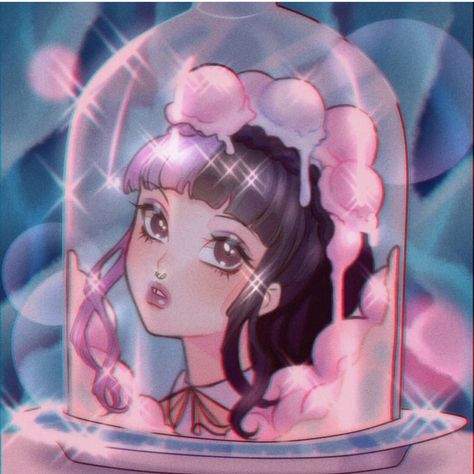 Melanie Martinez Pfp, Melanie Martinez Anime, Milk And Cookies, Artist On Instagram, Melanie Martinez, To Draw, Milk, Nose Ring, Ring