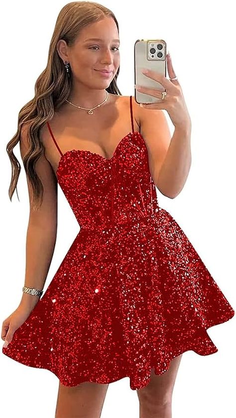 Homecoming Dresses For Teens, Short Homecoming Dresses, Sequin Short, Short Prom, Dresses For Teens, Homecoming Dresses, Prom Dress, Homecoming, Spaghetti